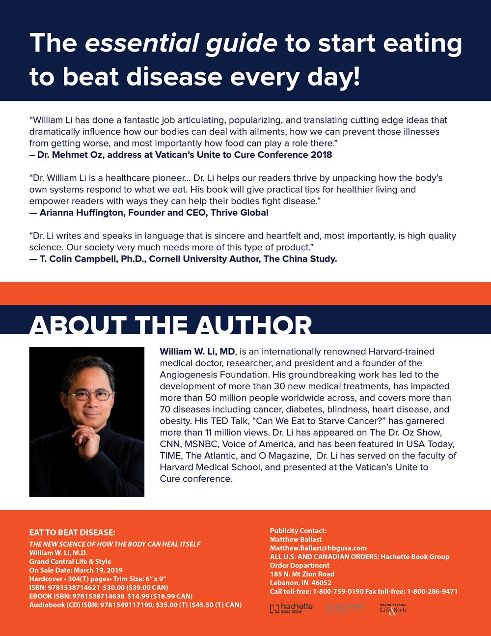 Eat to Beat Disease: The New Science of How Your Body Can Heal Itself