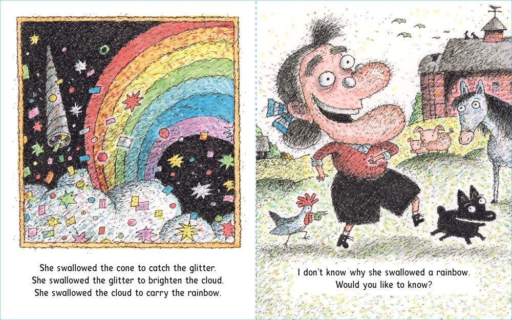 There Was an Old Lady Who Swallowed a Rainbow!