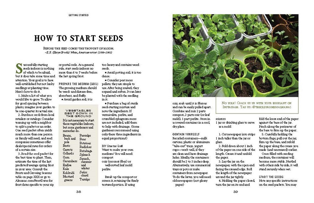 The Old Farmer's Almanac Vegetable Gardener's Handbook