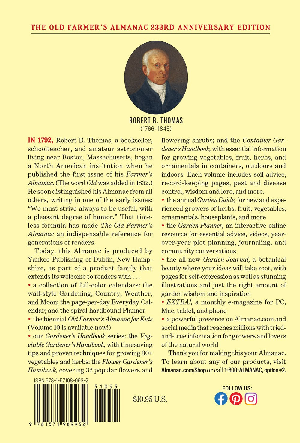 The 2025 Old Farmer's Almanac Trade Edition