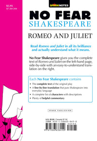 Romeo and Juliet: No Fear Shakespeare Side-by-Side Plain English