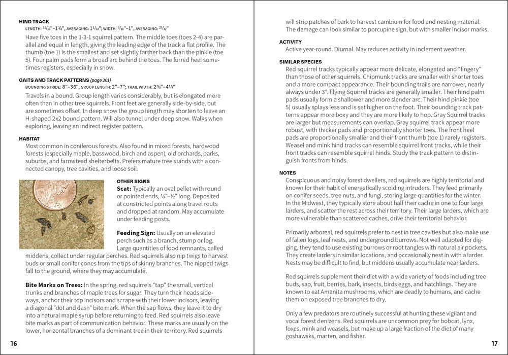 Animal Tracks of the Midwest Field Guide