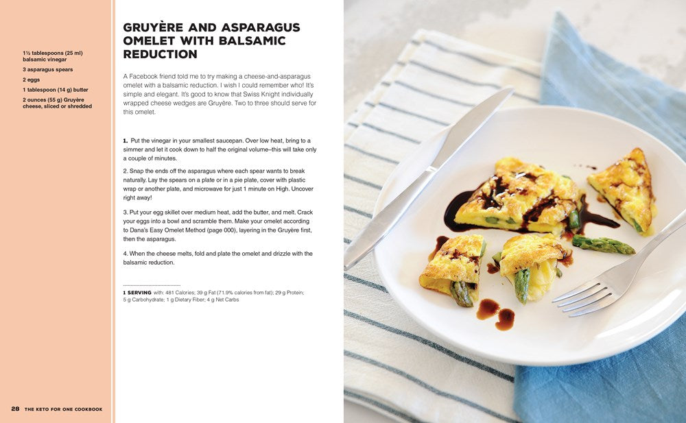 The Keto For One Cookbook