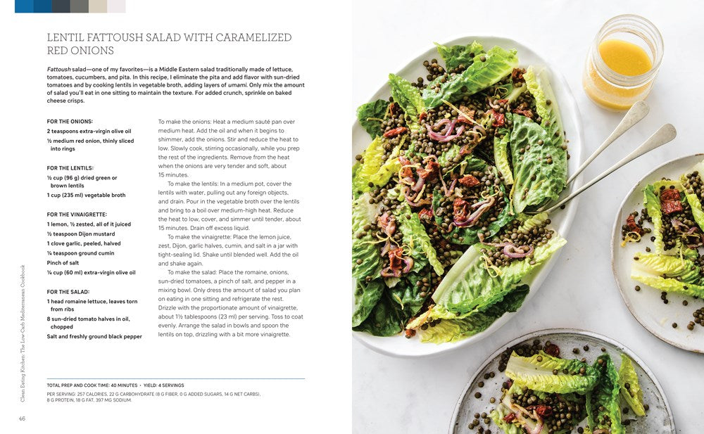 Clean Eating Kitchen: The Low-Carb Mediterranean Cookbook