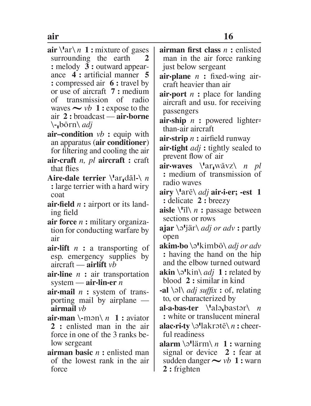 Webster's New Explorer Large Print Dictionary, Third Edition, Newest Edition