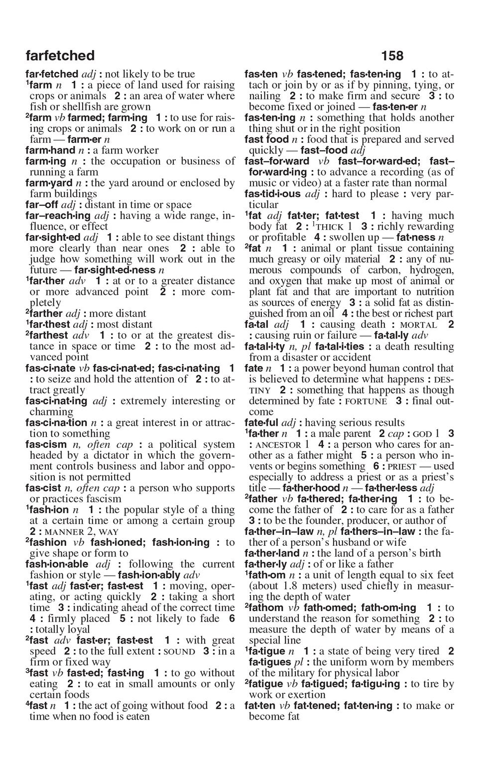 Federal Street Press Webster's Dictionary for Students, Sixth Edition, Newest Edition