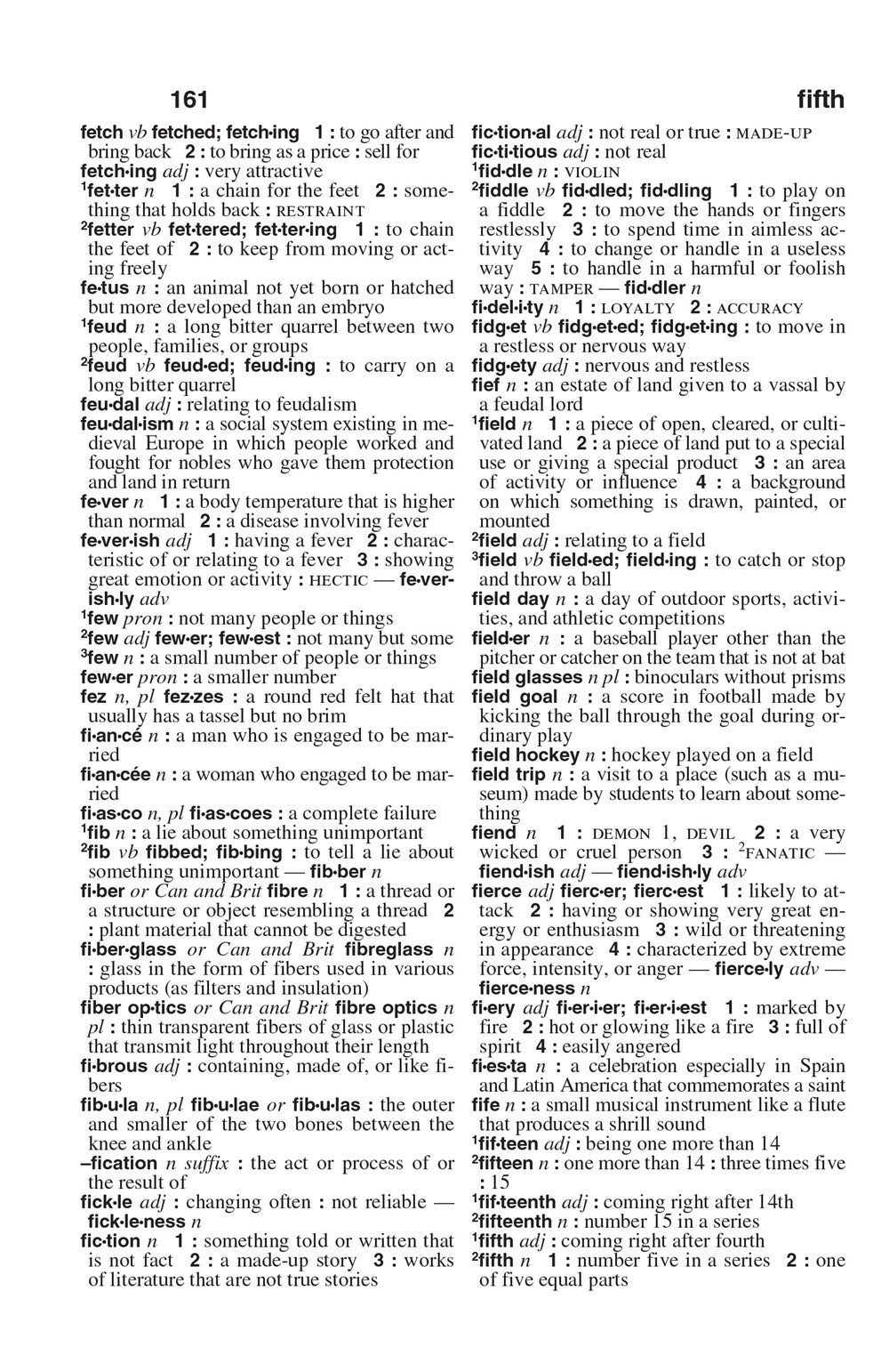 Federal Street Press Webster's Dictionary for Students, Sixth Edition, Newest Edition