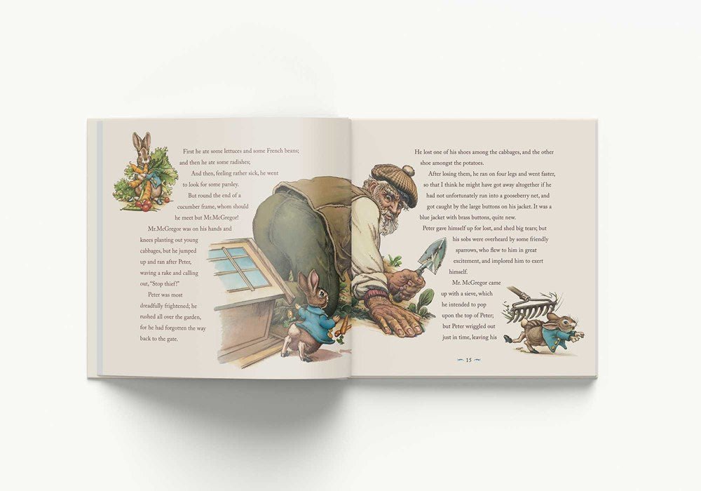 The Classic Tale of Peter Rabbit Hardcover: The Classic Edition by acclaimed Illustrator, Charles Santore (Charles Santore Children's Classics)