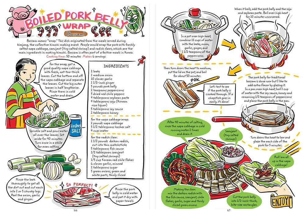 Cook Korean!: A Comic Book with Recipes [A Cookbook]