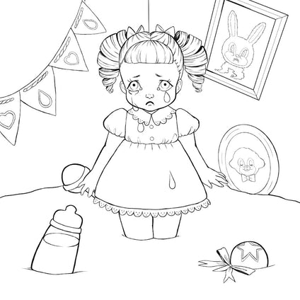Cry Baby Coloring Book