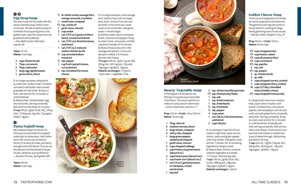Taste of Home Soups, Stews and More: 325+ Comfort Food Recipes With Tasty Photos and Handy Tips (Taste of Home Comfort Food)