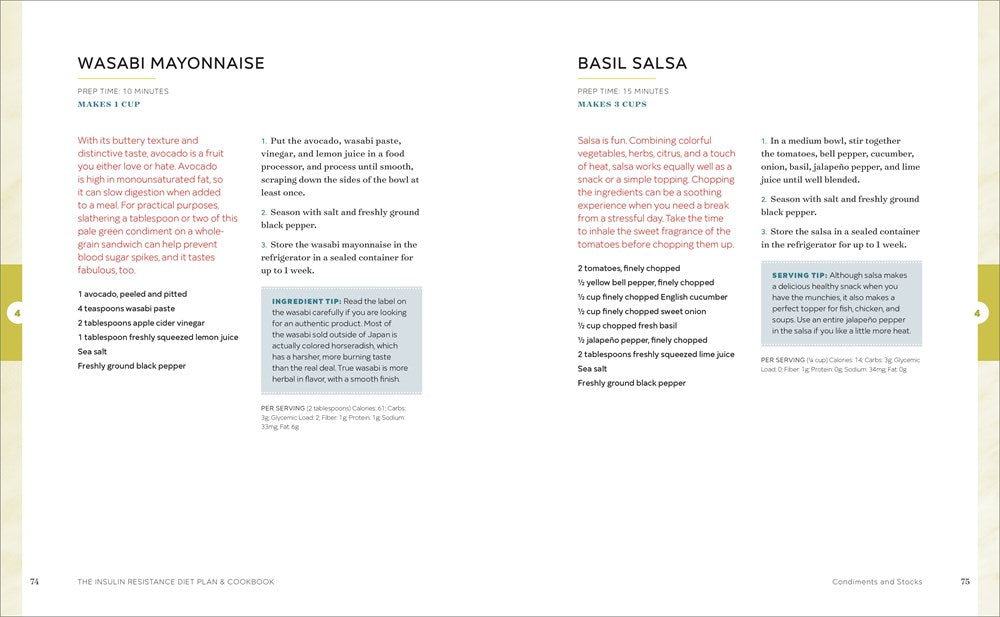 The Insulin Resistance Diet Plan & Cookbook: Lose Weight, Manage PCOS, and Prevent Prediabetes