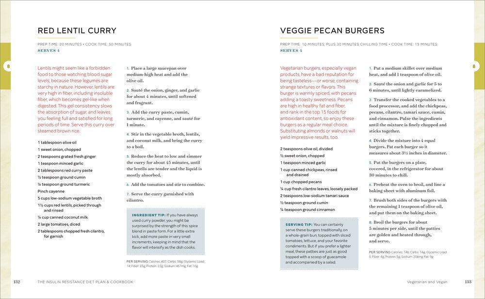The Insulin Resistance Diet Plan & Cookbook: Lose Weight, Manage PCOS, and Prevent Prediabetes