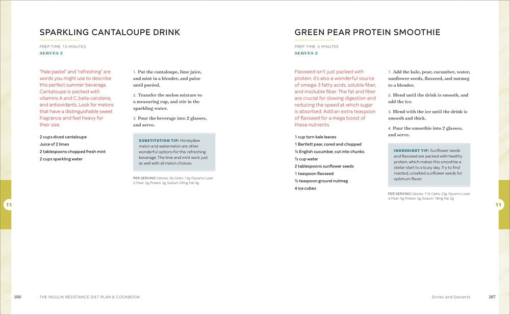 The Insulin Resistance Diet Plan & Cookbook: Lose Weight, Manage PCOS, and Prevent Prediabetes