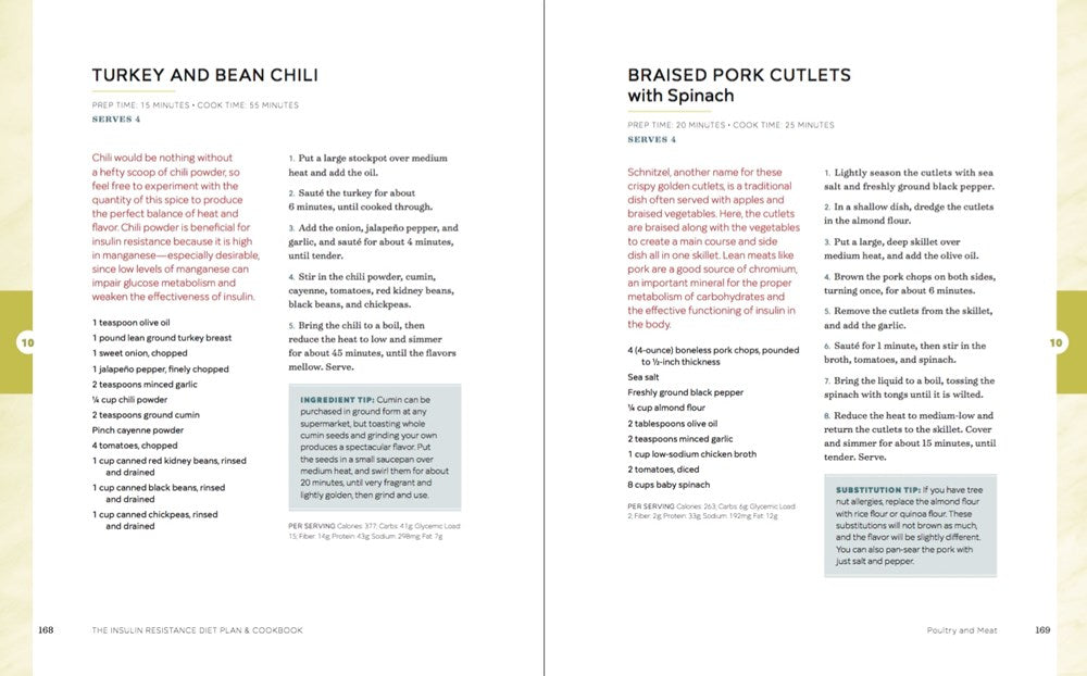 The Insulin Resistance Diet Plan & Cookbook: Lose Weight, Manage PCOS, and Prevent Prediabetes