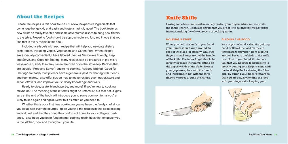 The 5-Ingredient College Cookbook: Recipes to Survive the Next Four Years
