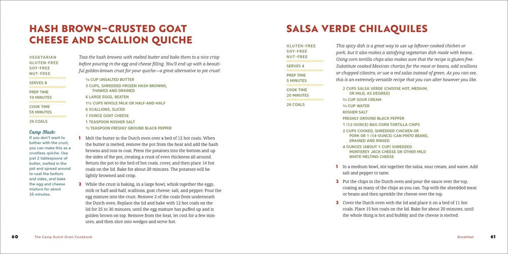 The Camp Dutch Oven Cookbook: Easy 5-Ingredient Recipes to Eat Well in the Great Outdoors