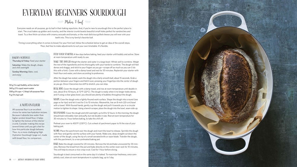 Artisan Sourdough Made Simple: A Beginner's Guide to Delicious Handcrafted Bread with Minimal Kneading