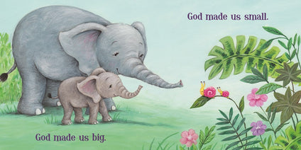 God Made Us - Inspirational Christian Board Book for Kids | Faith-Based Story Celebrating Individuality & God's Love | Perfect Gift for Toddlers