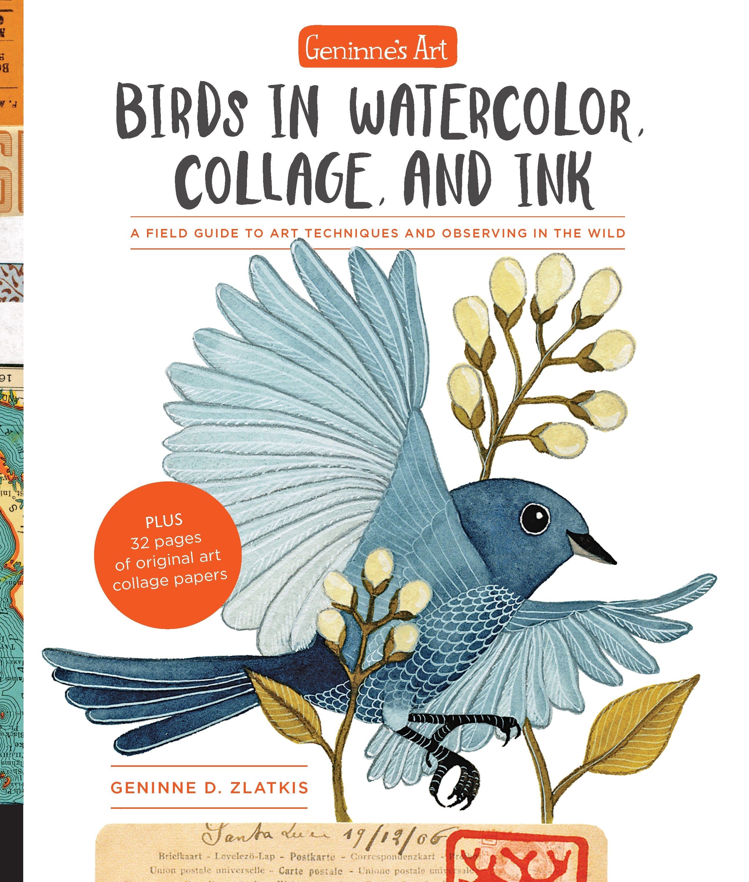 Geninne's Art: Birds in Watercolor, Collage, and Ink : A field guide to art techniques and observing in the wild