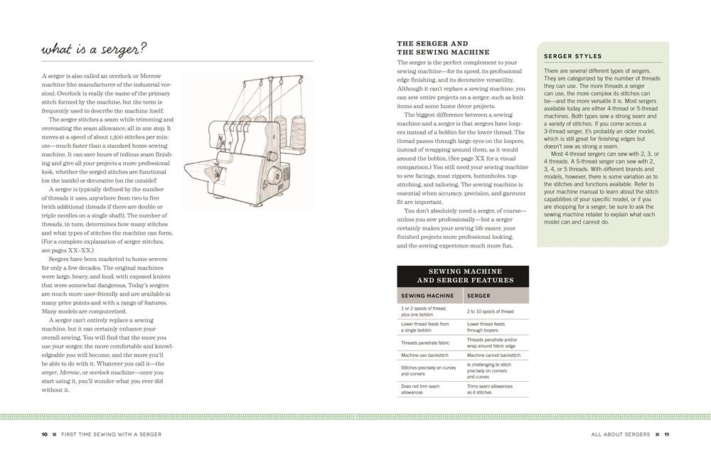 First Time Sewing with a Serger