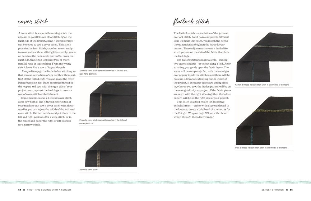 First Time Sewing with a Serger