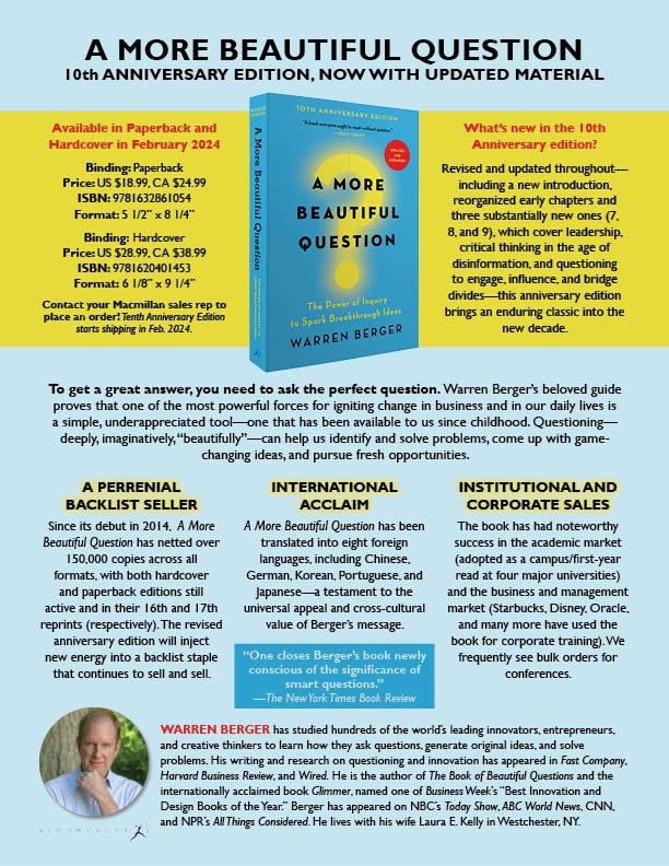 A More Beautiful Question