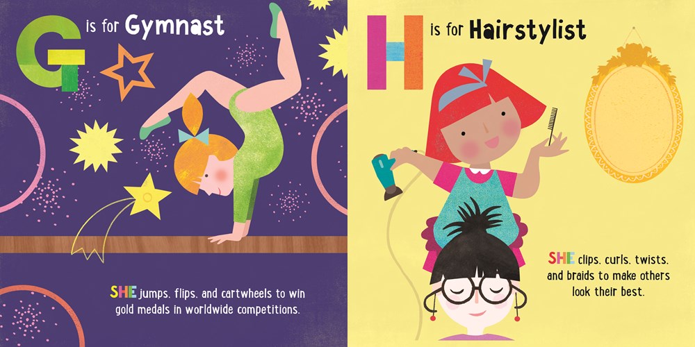 ABC for Me: ABC What Can She Be?: Girls can be anything they want to be, from A to Z (Volume 5)