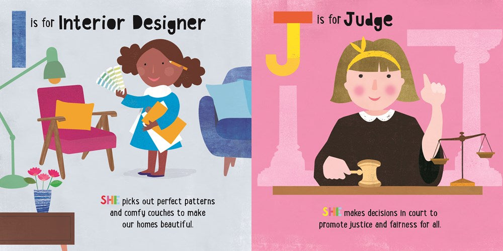 ABC for Me: ABC What Can She Be?: Girls can be anything they want to be, from A to Z (Volume 5)