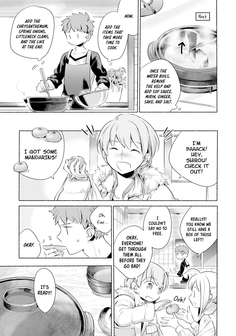 Today's Menu for the Emiya Family, Volume 1