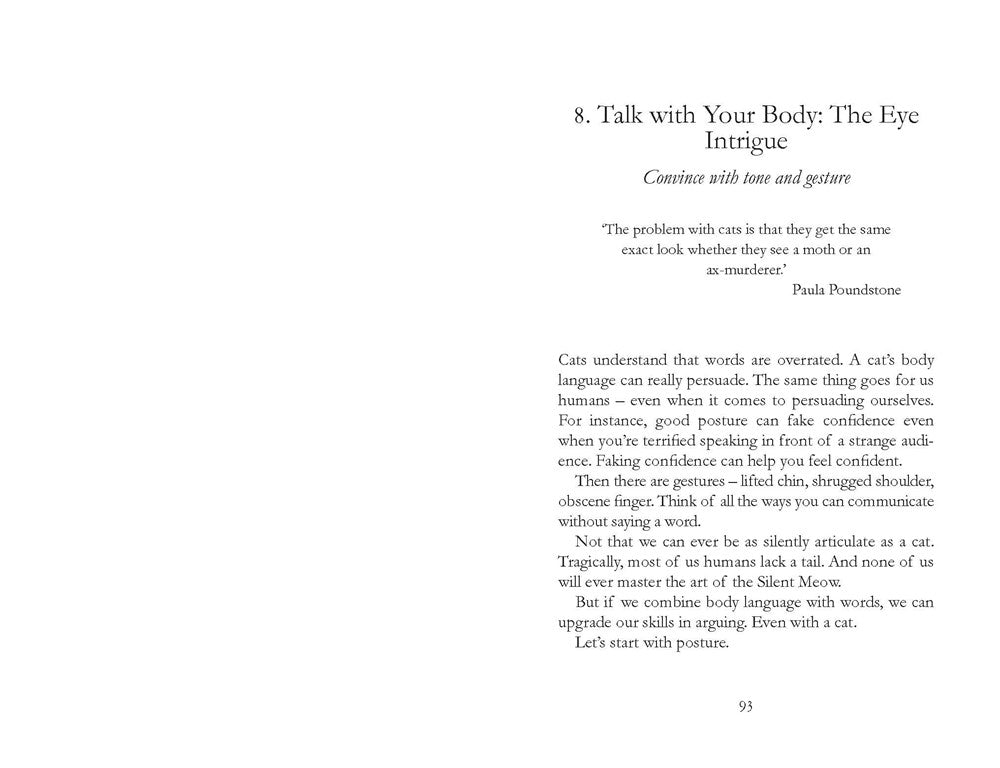 How to Argue with a Cat