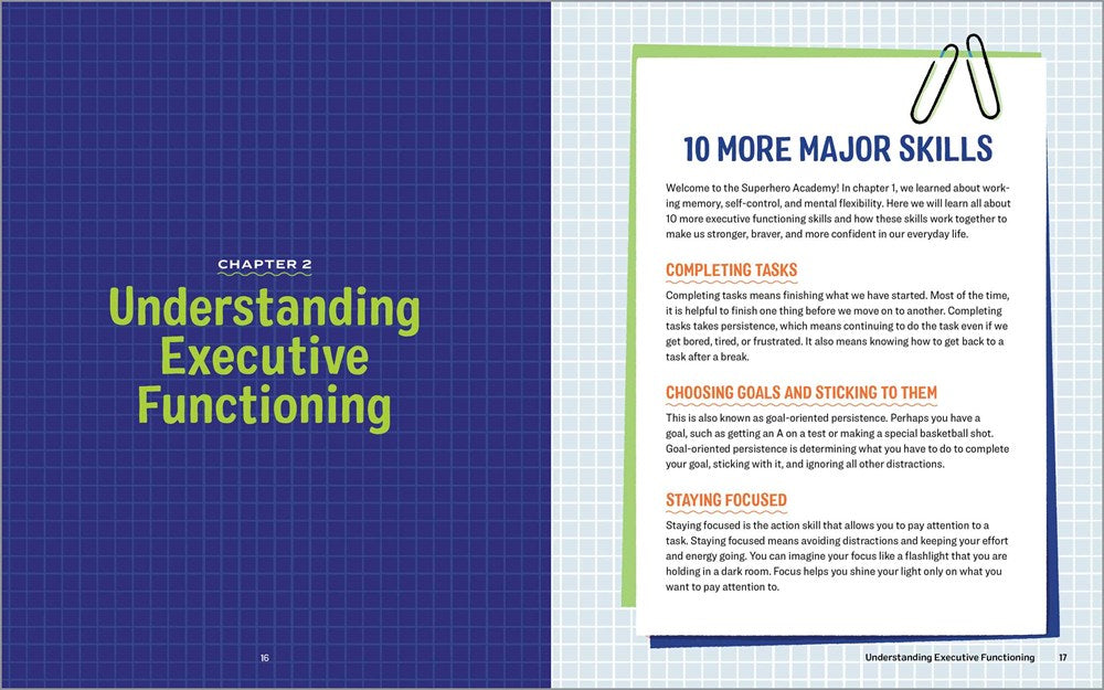 Executive Functioning Workbook for Kids: 40 Fun Activities to Build Memory, Flexible Thinking, and Self-Control Skills at Home, in School, and Beyond (Health and Wellness Workbooks for Kids)