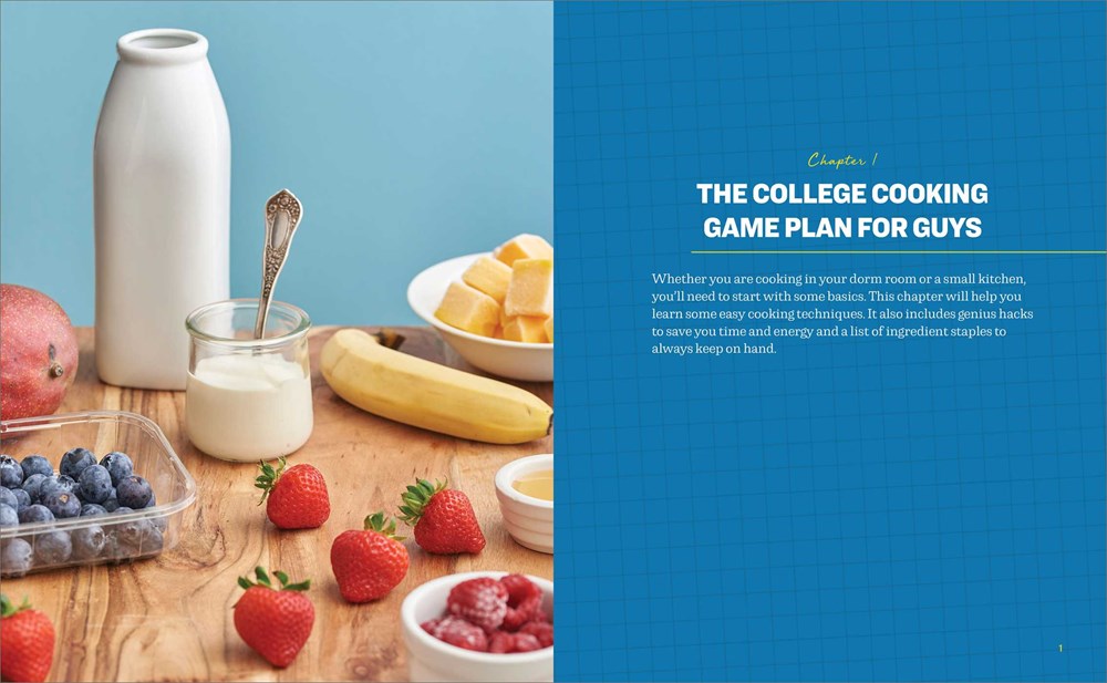 Easy College Cookbook for Guys: Effortless Recipes to Learn the Basics of Cooking