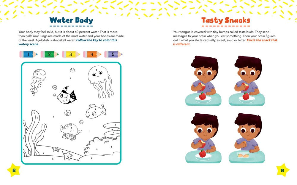 Human Body Preschool Activity Book