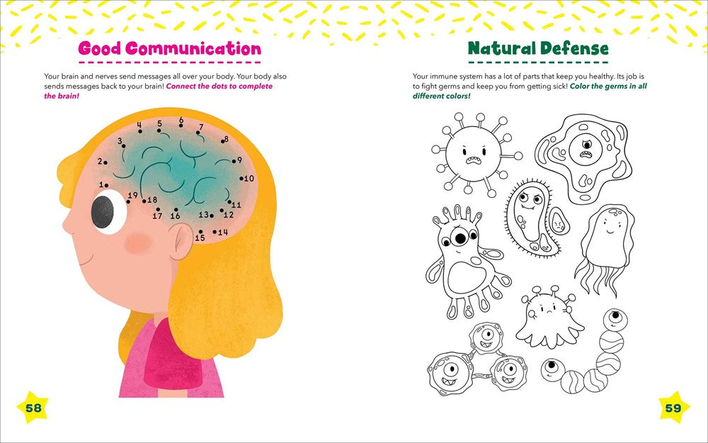 Human Body Preschool Activity Book