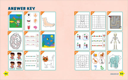 Human Body Preschool Activity Book: Hands-On Learning with Mazes, Coloring, and More!