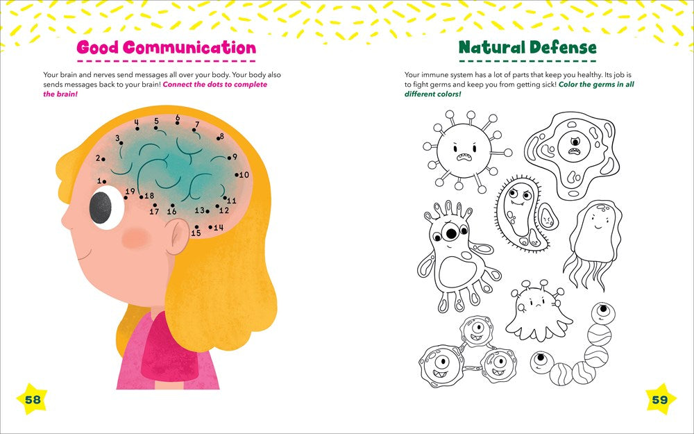 Human Body Preschool Activity Book