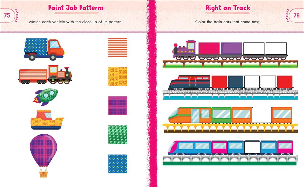 Preschool Activity Book Trucks, Cars, and Airplanes: 80 Games to Learn Letters, Numbers, Colors, and Shapes (School Skills Activity Books)