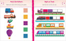 Preschool Activity Book Trucks, Cars, and Airplanes: 80 Games to Learn Letters, Numbers, Colors, and Shapes (School Skills Activity Books)