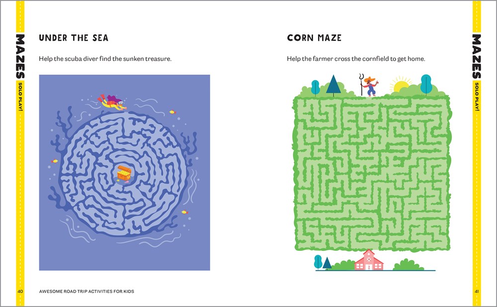 Awesome Road Trip Activities for Kids: 75 Games and Puzzles for Hours of Fun!