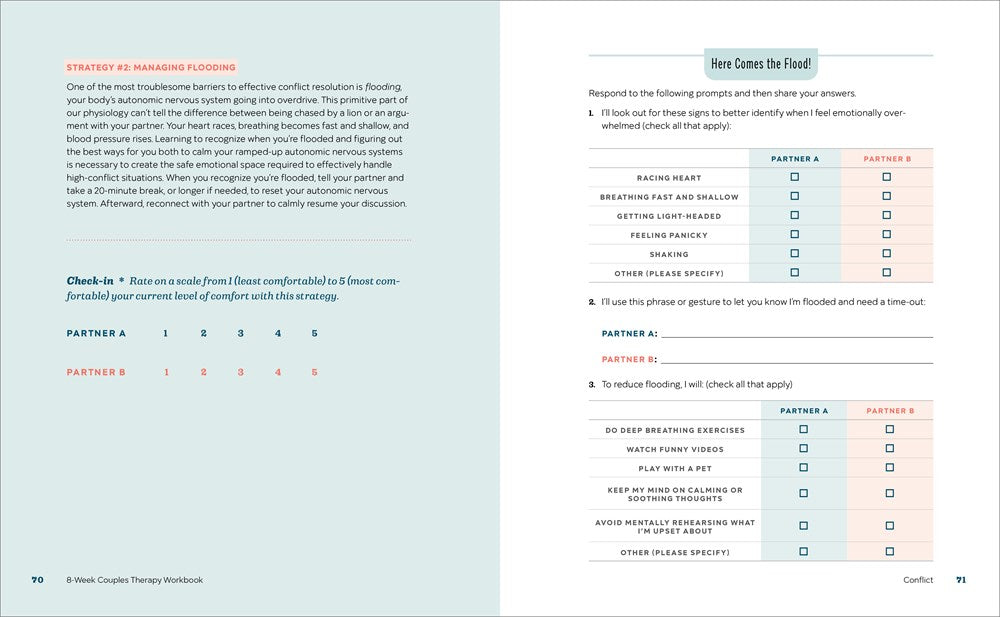 8-Week Couples Therapy Workbook: Essential Strategies to Connect, Improve Communication, and Strengthen Your Relationship
