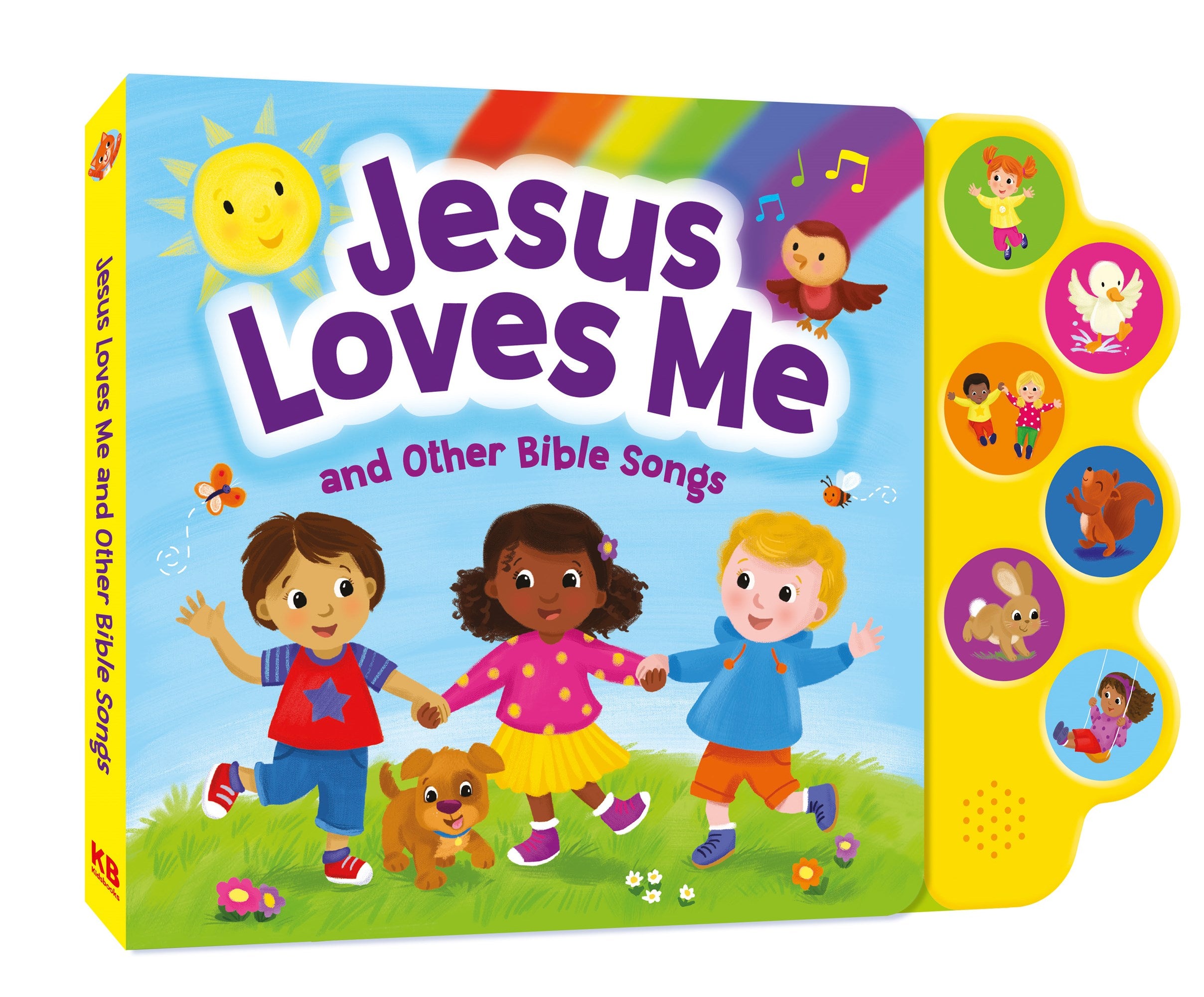 Jesus Loves Me & Other Bible Songs - Christian Sound Book for Toddlers | Interactive Board Book w/ 6 Songs & Lyrics | Faith-Based Learning