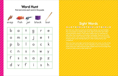 My First Learn-to-Read Preschool Workbook: Practice Pre-Reading Skills with Phonics, Sight Words, and Simple Stories! (My First Preschool Skills Workbooks)