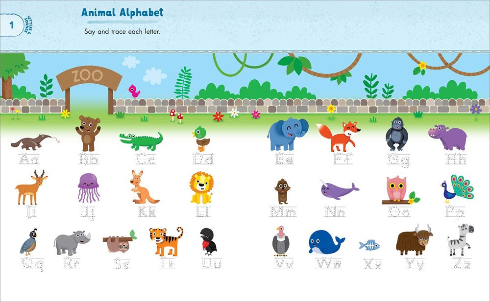 Kindergarten Activity Book: Zoo Animals