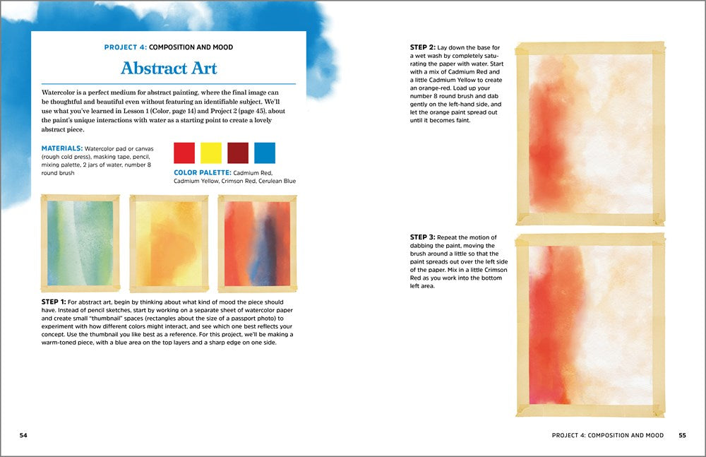 30-Minute Watercolor Painting for Beginners: Easy Step-by-Step Lessons and Techniques