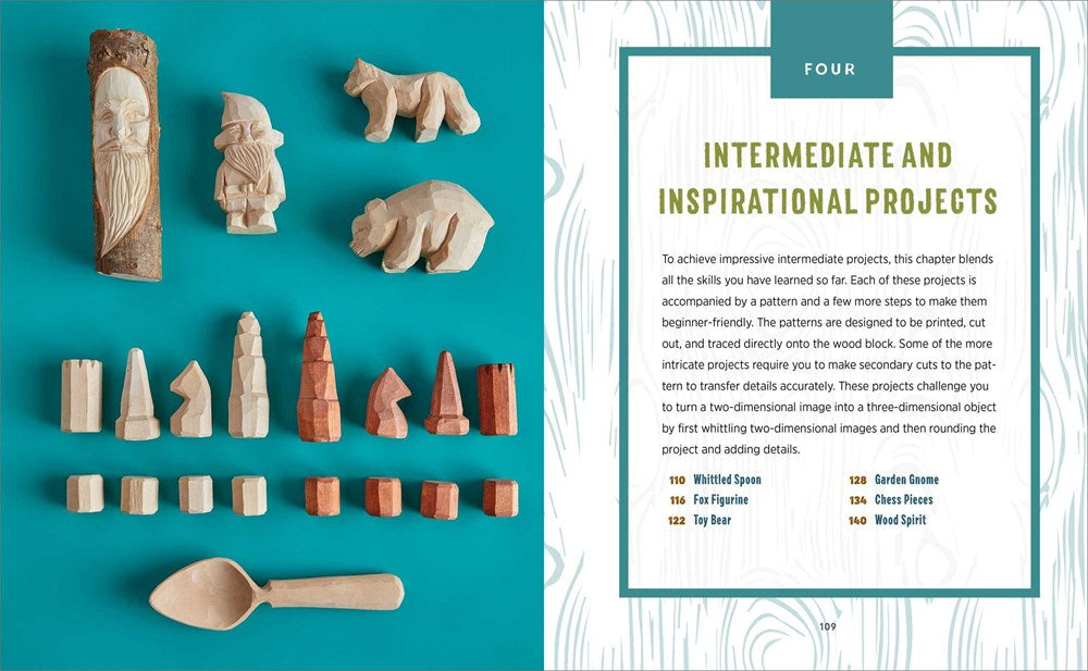 Whittling for Beginners: Step-by-Step Projects to Carve from Wood