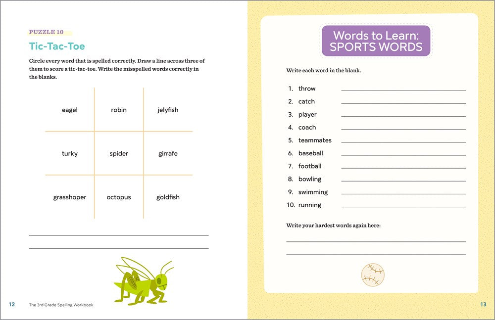 The 3rd Grade Spelling Workbook