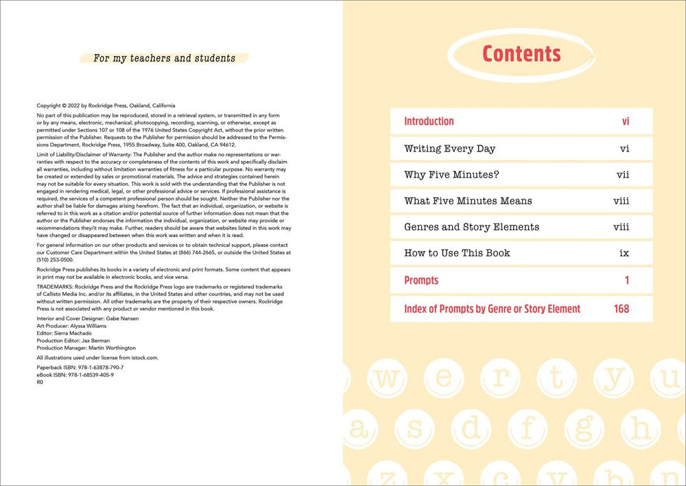 5-Minute Daily Writing Prompts: 501 Prompts to Unleash Creativity and Spark Inspiration
