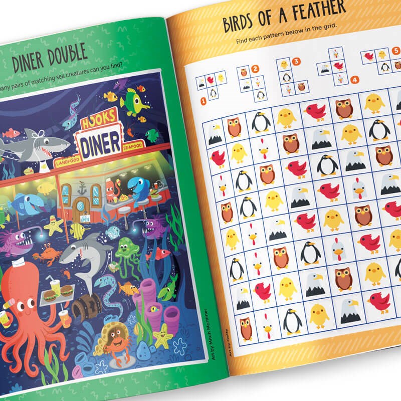 The Great Big Book of Really Hard Puzzles: 256 Pages of Mind-Twisting Mazes, Logic Games and Hidden Pictures Puzzles, Highlights Activity Book for Kids Ages 8 and Up (Great Big Puzzle Books)