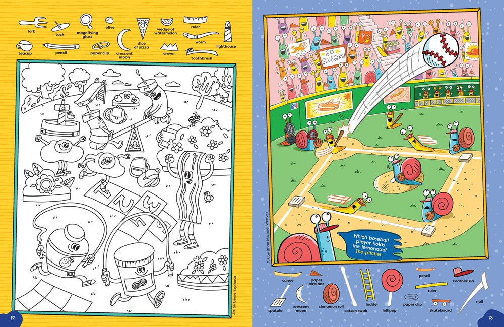 Silliest Hidden Pictures Puzzles Ever: Search-and-Find Book for Kids 6 and Up with Over 1,000 Hidden Objects, Road Trip Games, Silly Jokes and Wacky ... for Hours of Fun (Highlights Hidden Pictures)